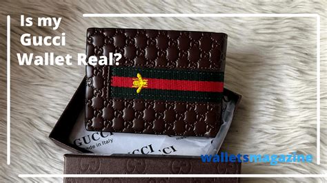 is my gucci wallet real.